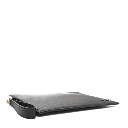 Gucci Calfskin Horsebit 1955 Wristlet Pouch Black 4 of 8