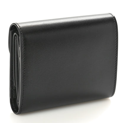 Celine Shiny Calfskin Small Triomphe Wallet Black 3 of 8