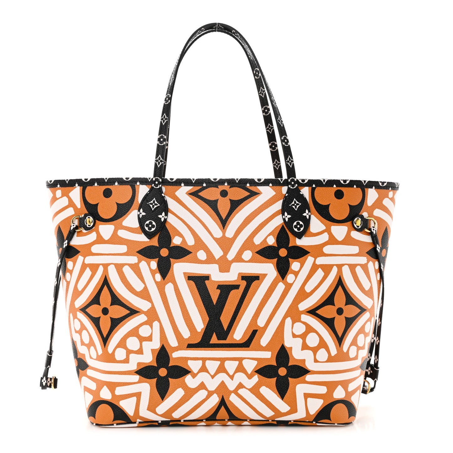 LOUIS VUITTON Monogram Giant Crafty Neverfull MM Creme Caramel
