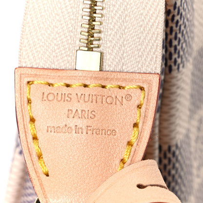 Louis Vuitton Damier Azur Pochette Accessories NM Rose Ballerine 6 of 9
