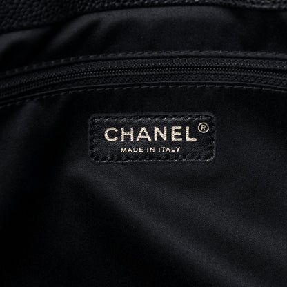 Chanel Caviar Quilted XL Grand Shopping Tote GST Black 8 of 10