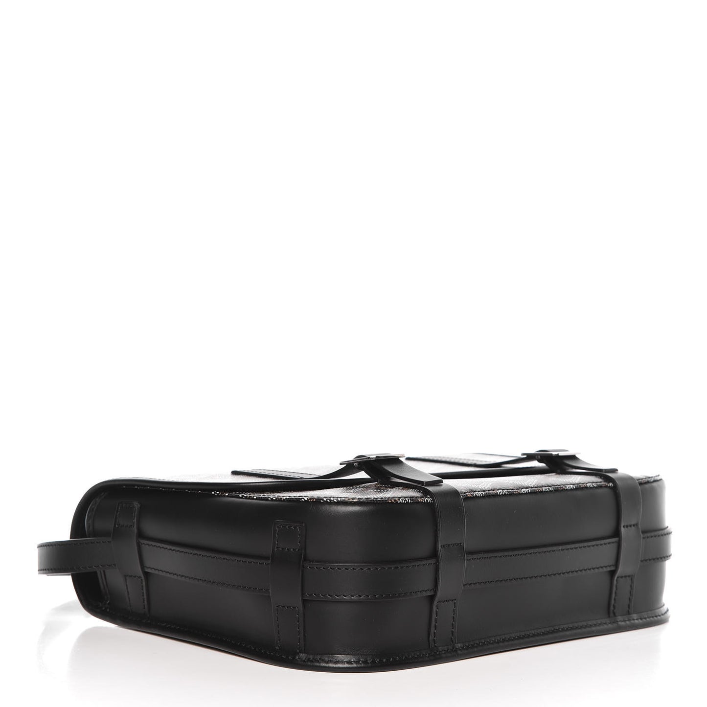 Goyardine Belvedere MM Messenger Bag Black