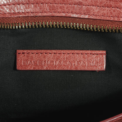 Balenciaga Agneau Mini Traveler Wallet Sanguine 4 of 7