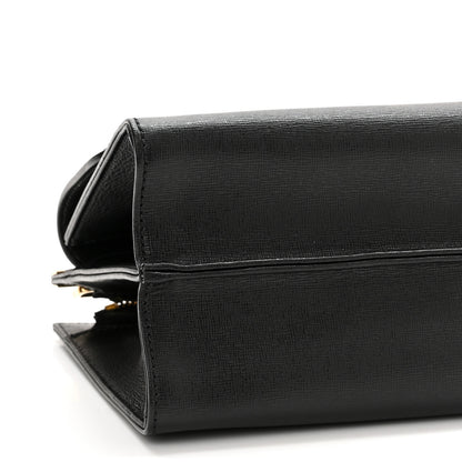 Fendi Vitello Elite Studded Monster Mini Demi Jour Shoulder Bag Black 9 of 10