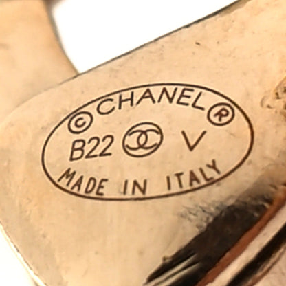 Chanel Crystal CC Chain Bracelet Gold Silver 5 of 5