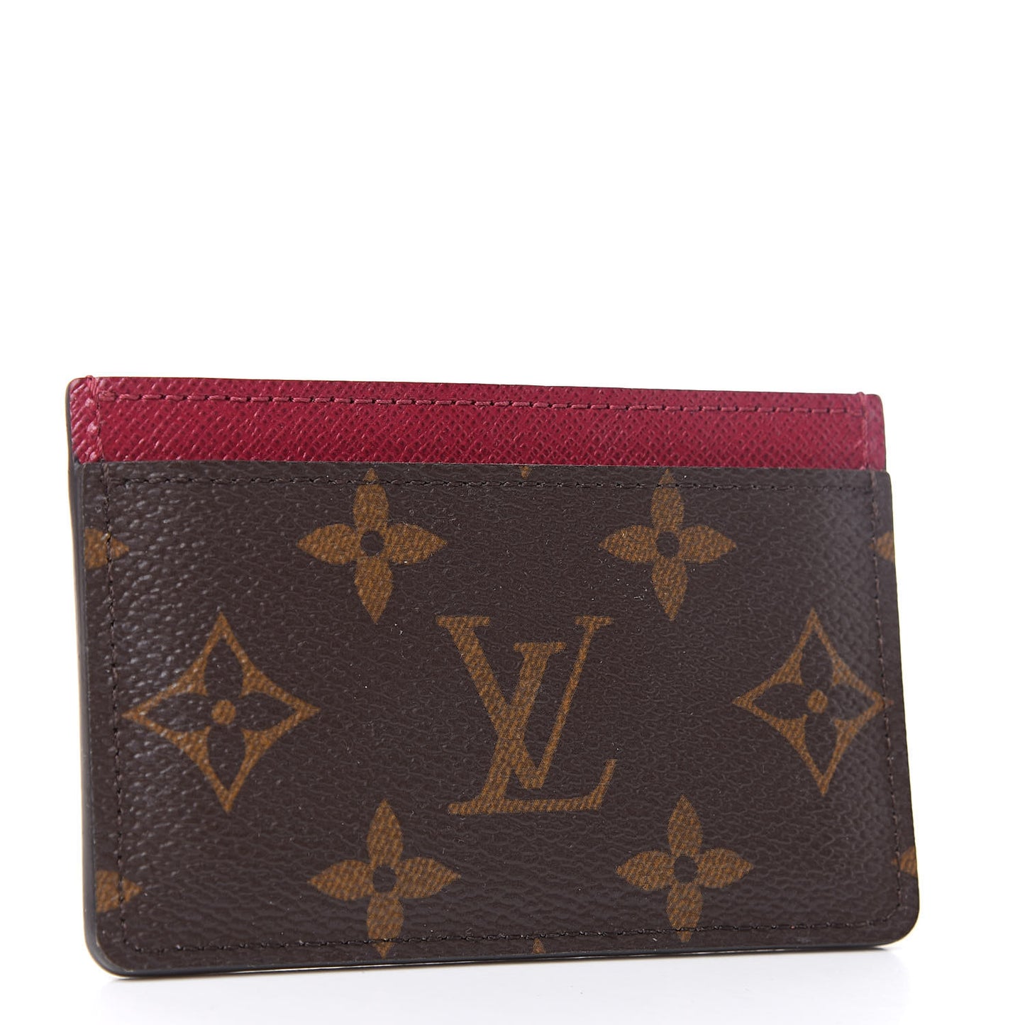 Monogram Card Holder Fuchsia