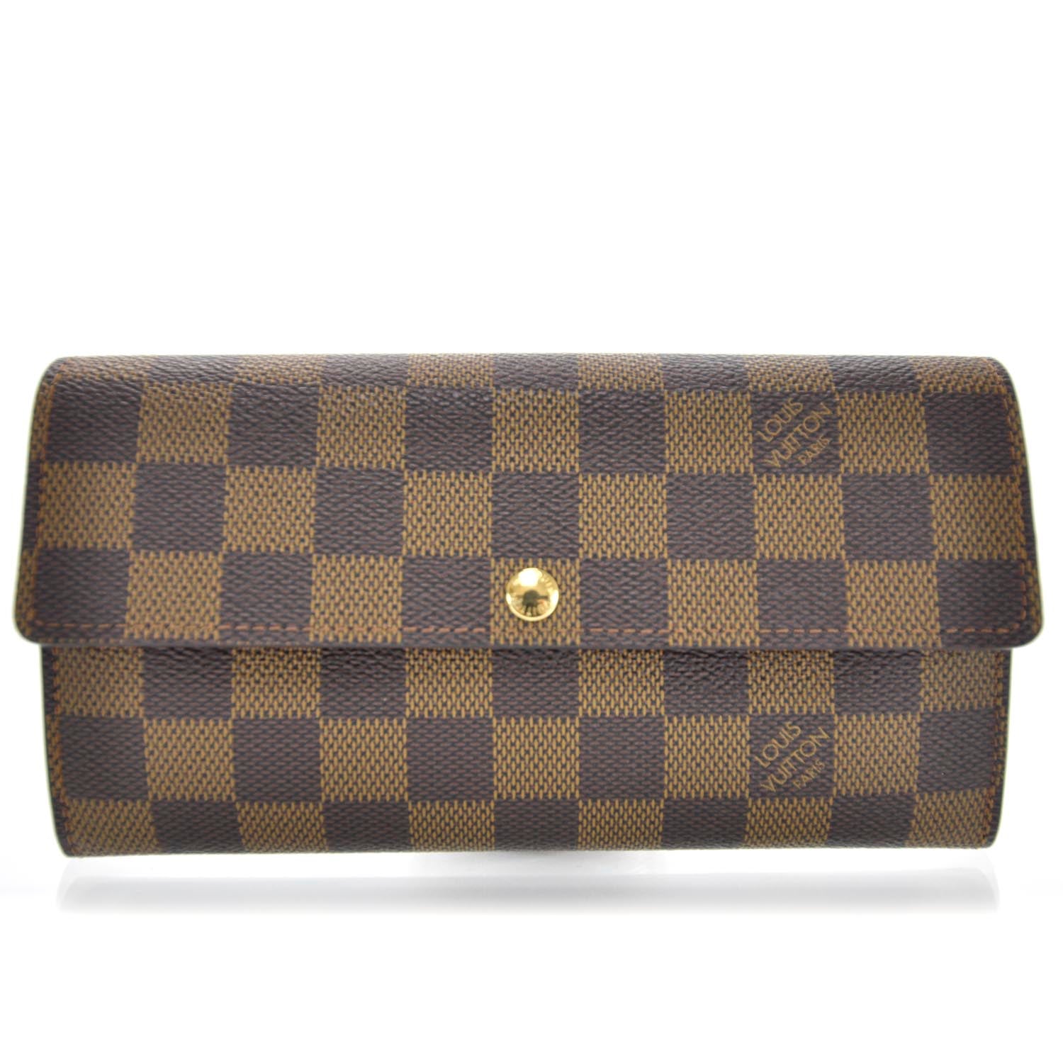 Louis Vuitton Damier Ebene Sarah Wallet 1 of 7