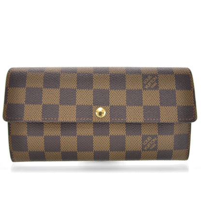 Louis Vuitton Damier Ebene Sarah Wallet 1 of 7