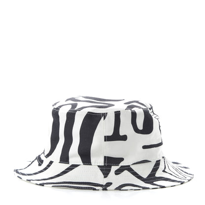 Christian Dior X SHAWN STUSSY Bucket Hat L Black White 5 of 9