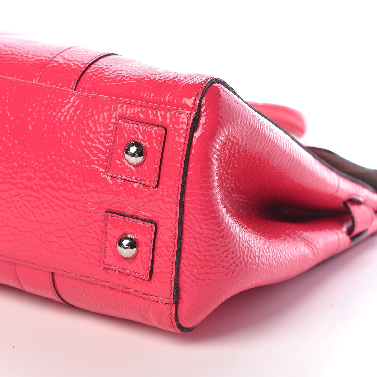 Spongy Patent Bayswater Hot Pink