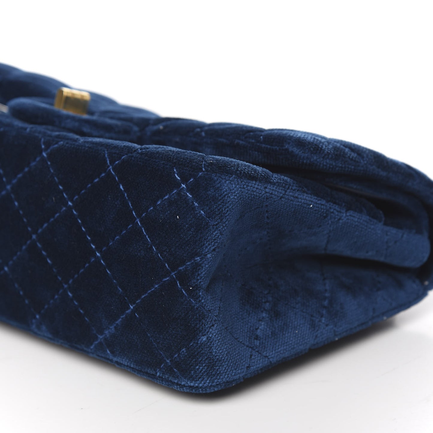 Velvet Quilted 2.55 Reissue 225 Flap Blue