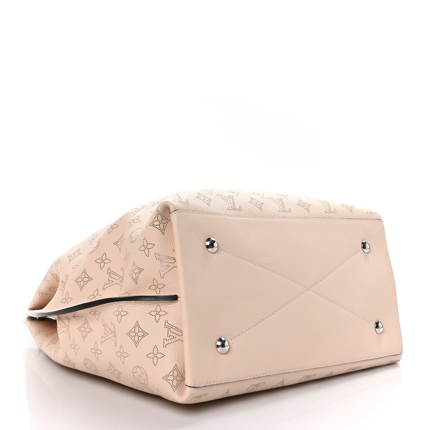 LOUIS VUITTON Mahina Carmel Hobo Creme
