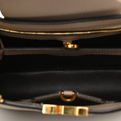 Louis Vuitton Taurillon Capucines BB Galet 5 of 10
