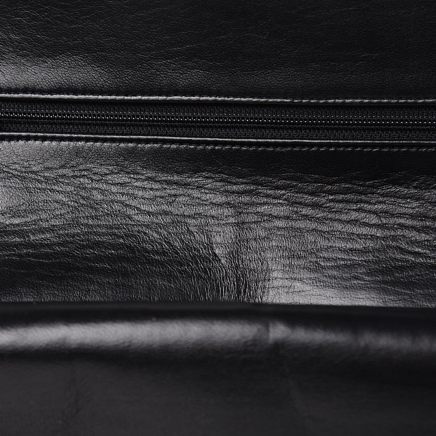 Lambskin Quilted Small Double Flap Black