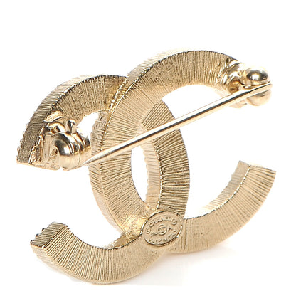 Chanel Pearl CC Mini Brooch Gold 3 of 5