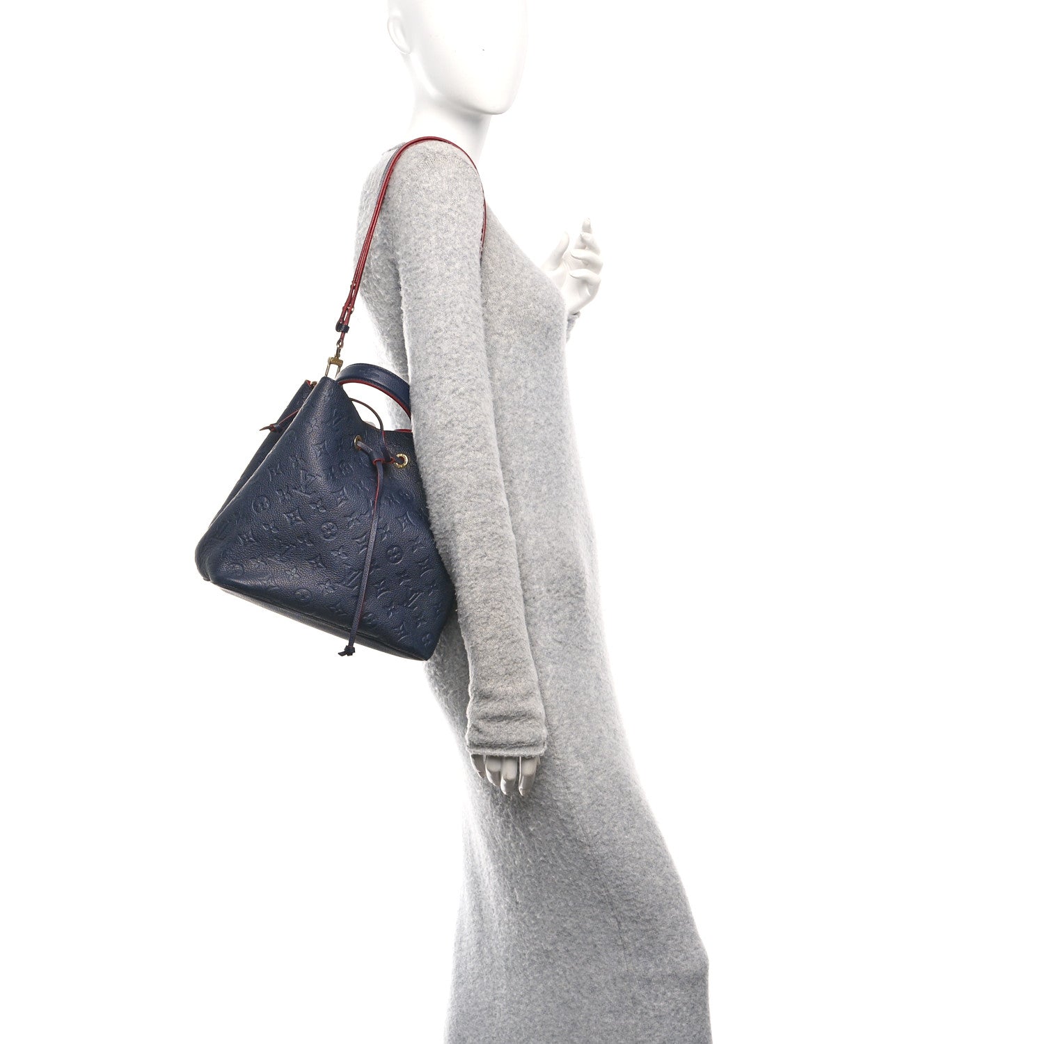 Louis Vuitton Empreinte Neonoe MM Marine Rouge 2 of 10