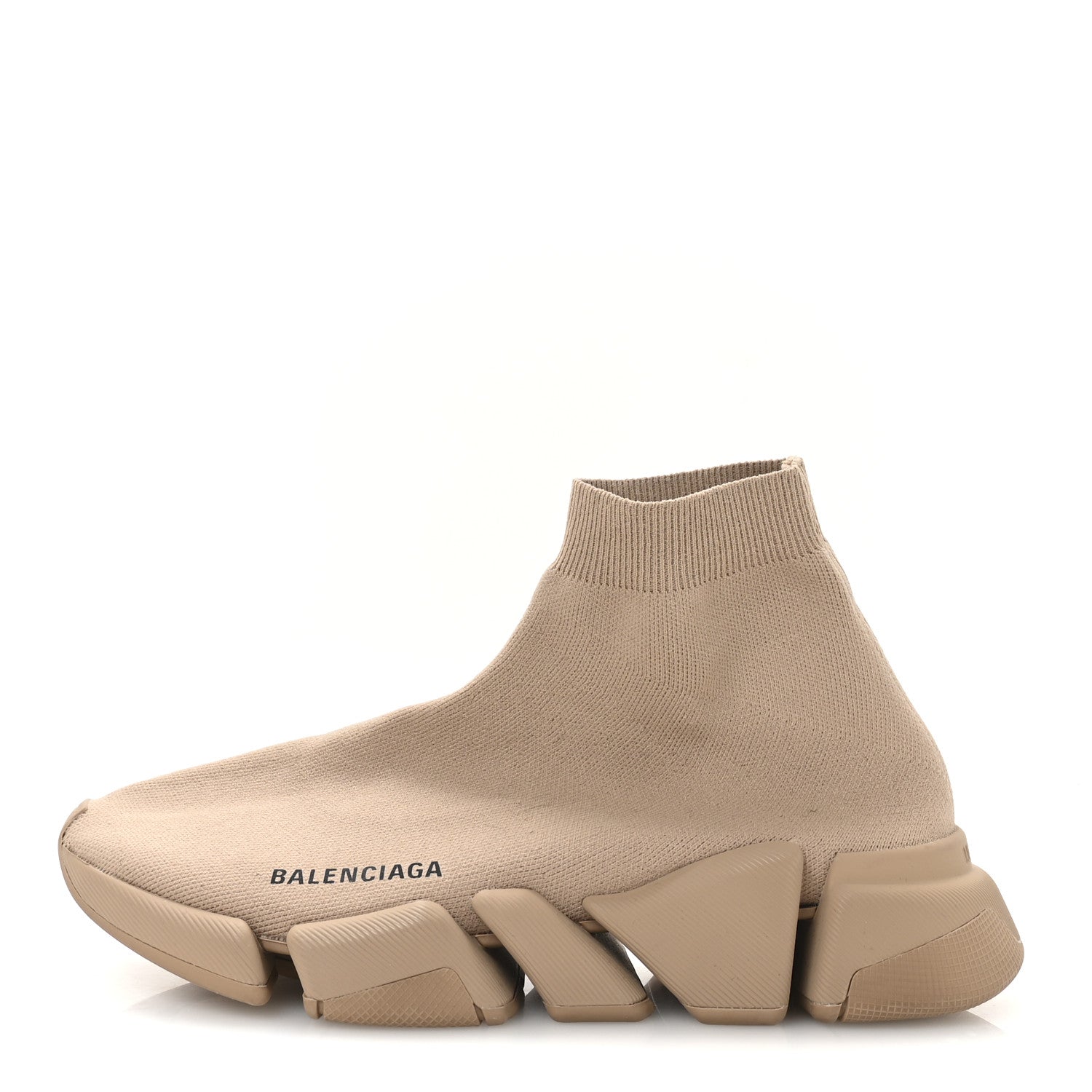 Balenciaga Technical 3D Recycled Knit Womens Speed 2.0 Sneakers 40 Monocolor Beige 1 of 8