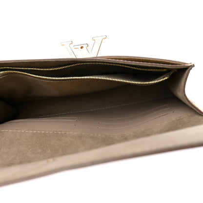 Louis Vuitton Calfskin Neo Sobe Louise EW Clutch Gold 5 of 8