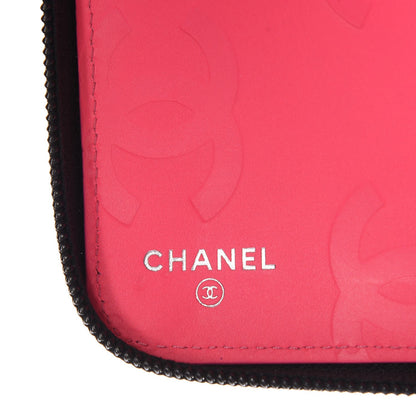 Chanel Calfskin Cambon Zip Around Organizer Wallet Black 7 of 9