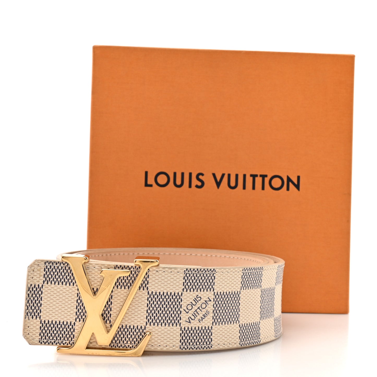 Damier Azur LV Initiales 100 40 Belt