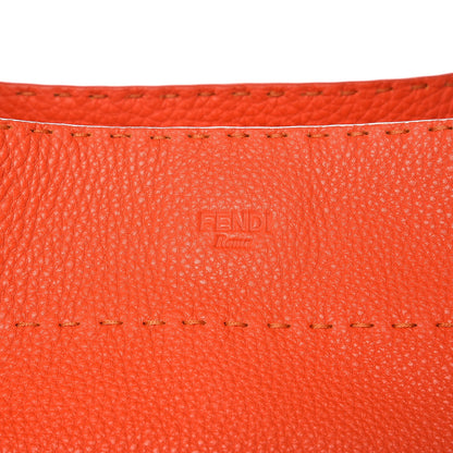 Fendi Cuoio Romano Selleria Large Anna Bucket Bag Arancio 8 of 8