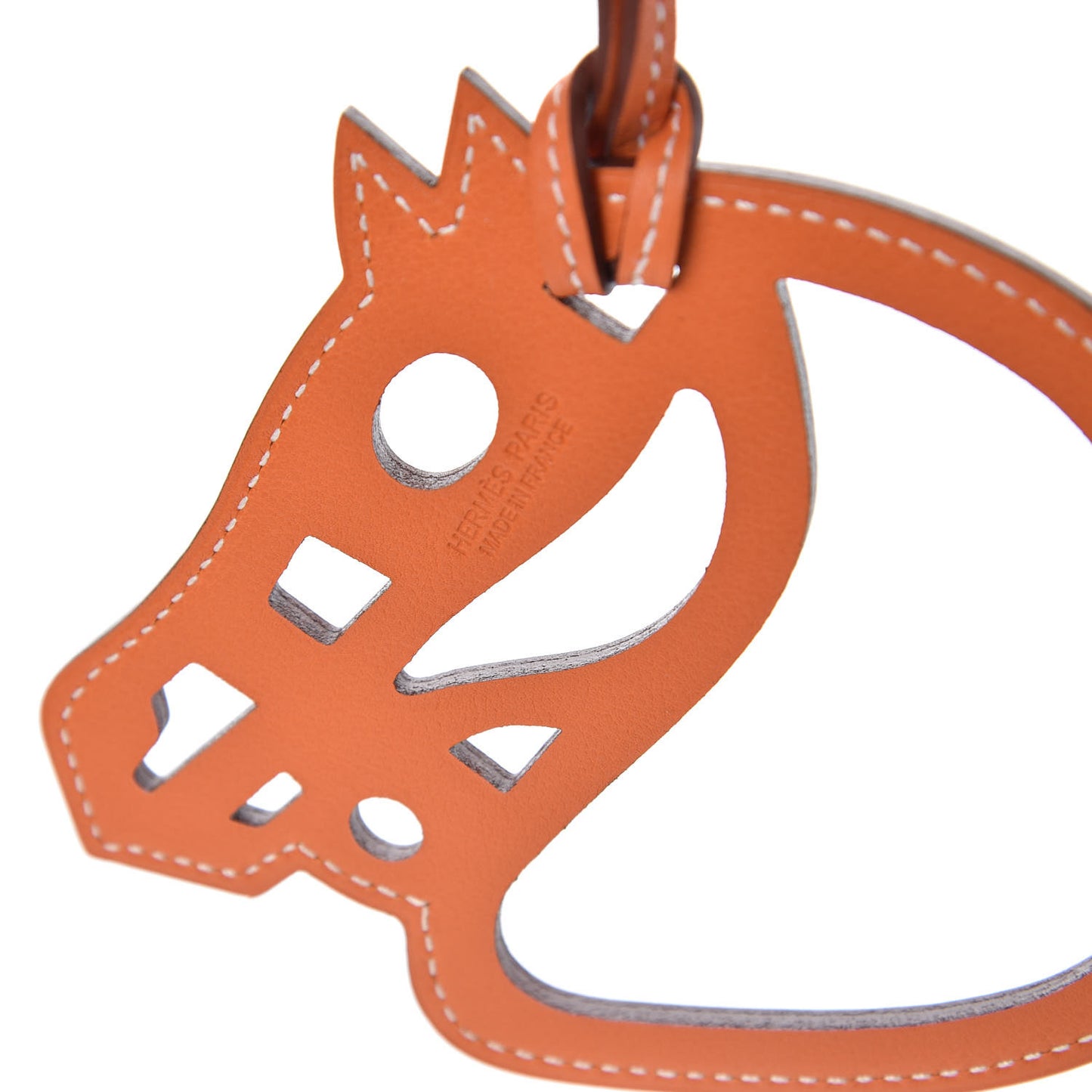 Swift Paddock Cheval Horse Bag Charm Orange