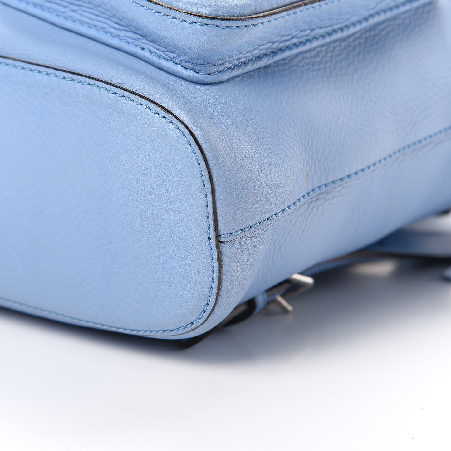 Cellarius Calfskin Medium Bamboo Backpack Mineral Blue