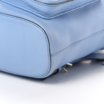 Gucci Cellarius Calfskin Medium Bamboo Backpack Mineral Blue 11 of 14
