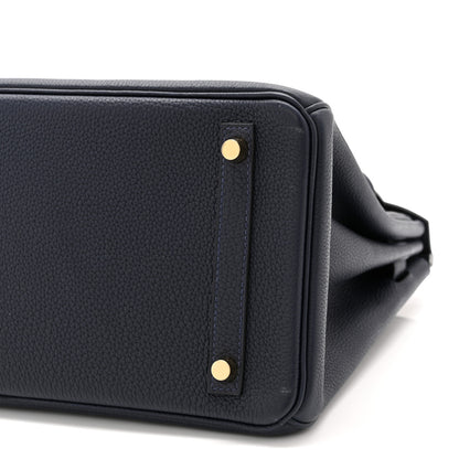 Hermes Togo Birkin 30 Bleu Nuit 6 of 11