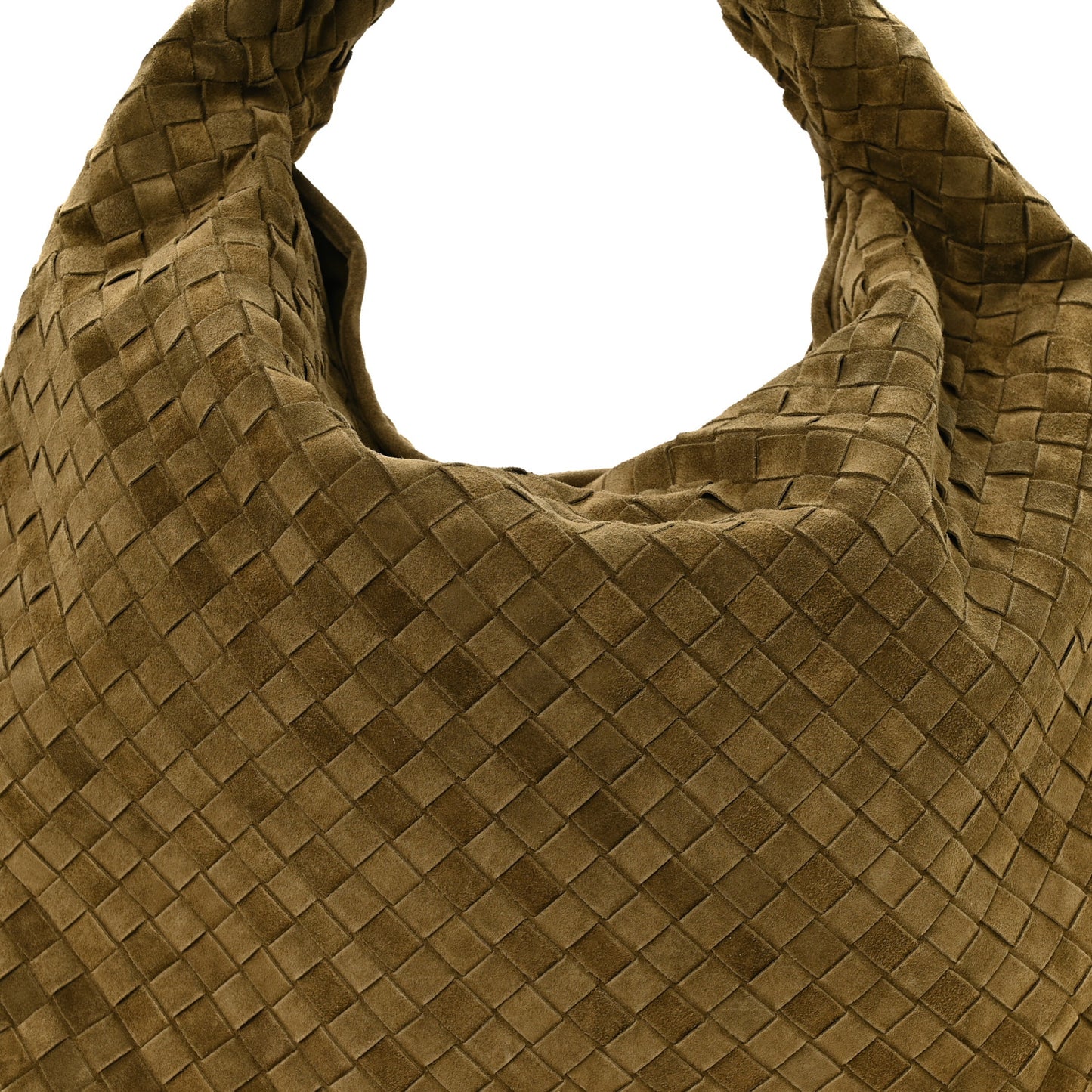 Suede Intrecciato Large Hop Mud