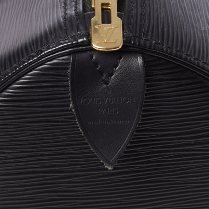 Louis Vuitton Epi Keepall 50 Black 7 of 8