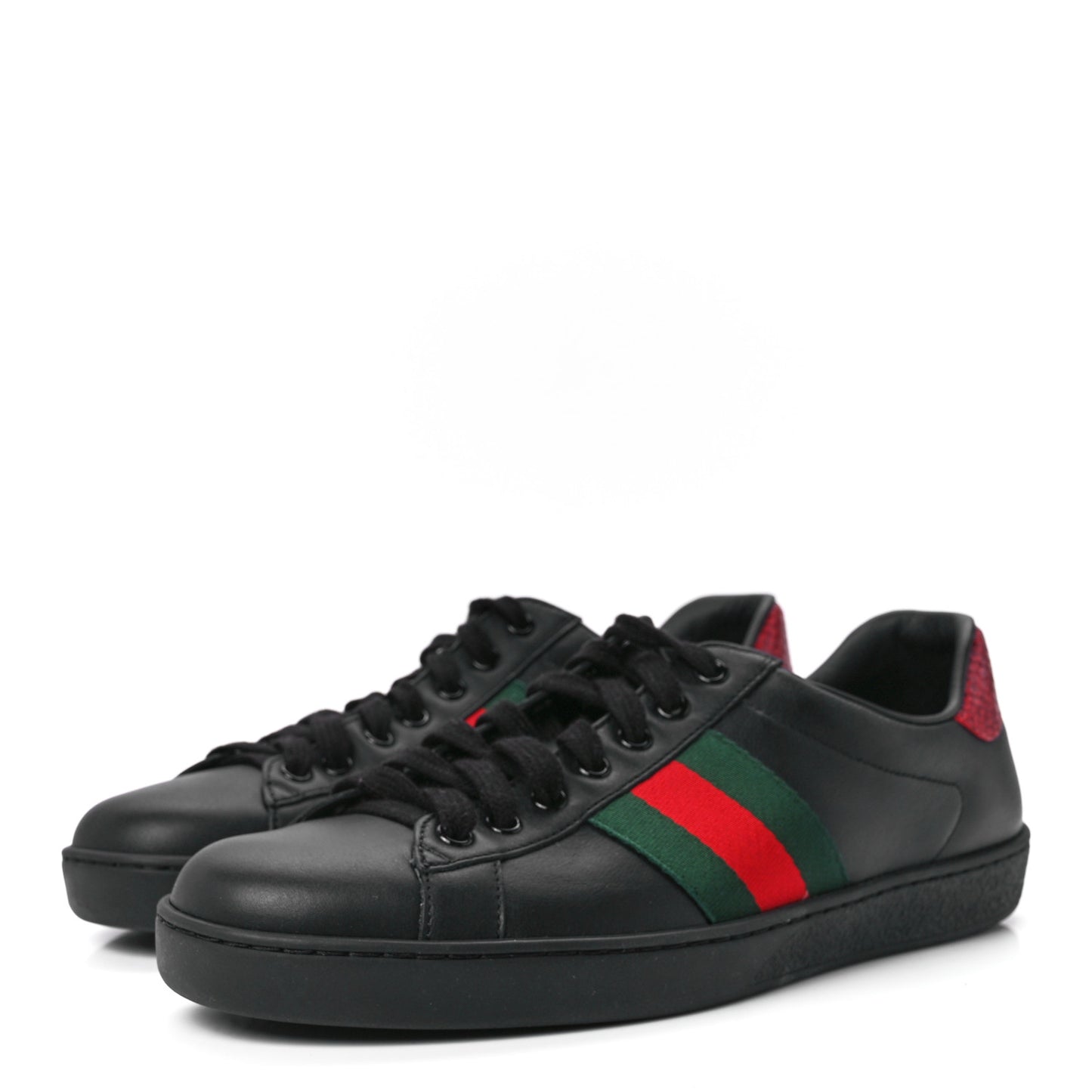 Miro Soft Calfskin Ayers Web Mens Ace Sneakers 8.5 Black Rosso