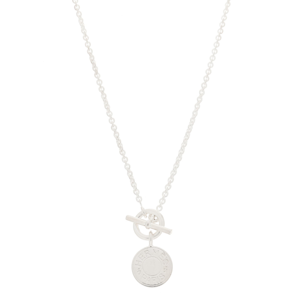 Sterling Silver Amulettes Ex-Libris Pendant Necklace