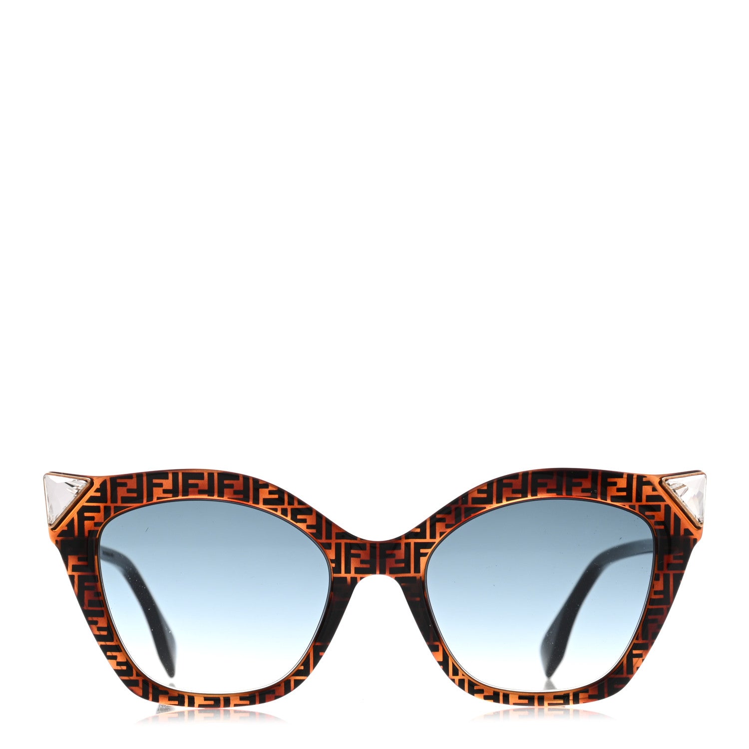 Fendi Cat Eye Iridia Sunglasses FF 0357/S Havana 4 of 7