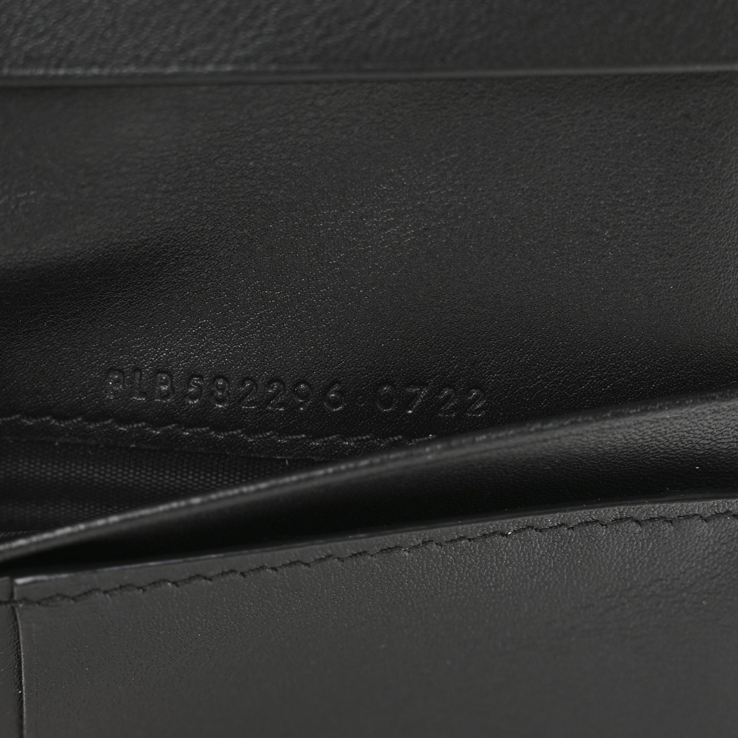Patent Calfskin Snakeskin Embossed Uptown Monogram Card Case Black