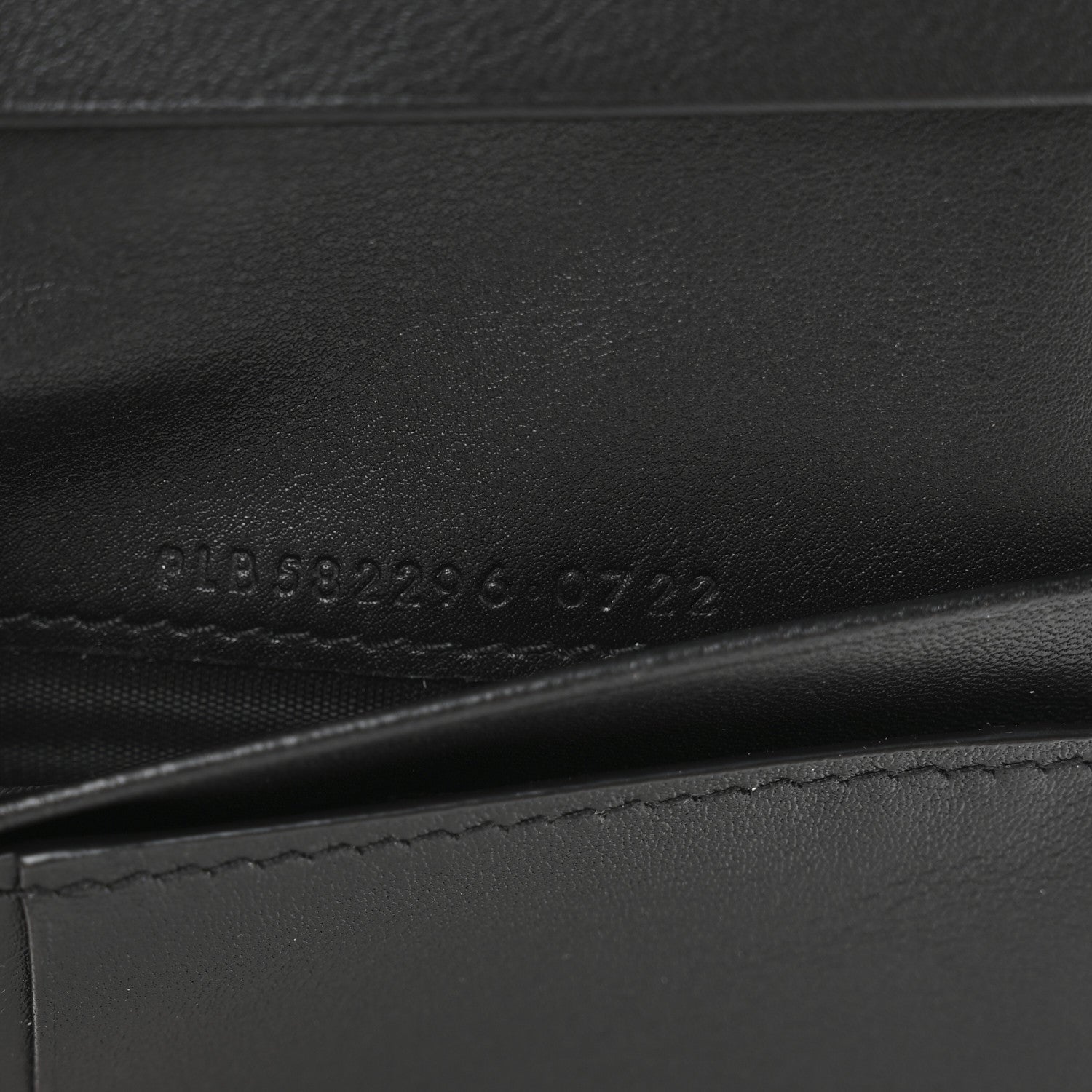 Saint Laurent Patent Calfskin Snakeskin Embossed Uptown Monogram Card Case Black 7 of 8