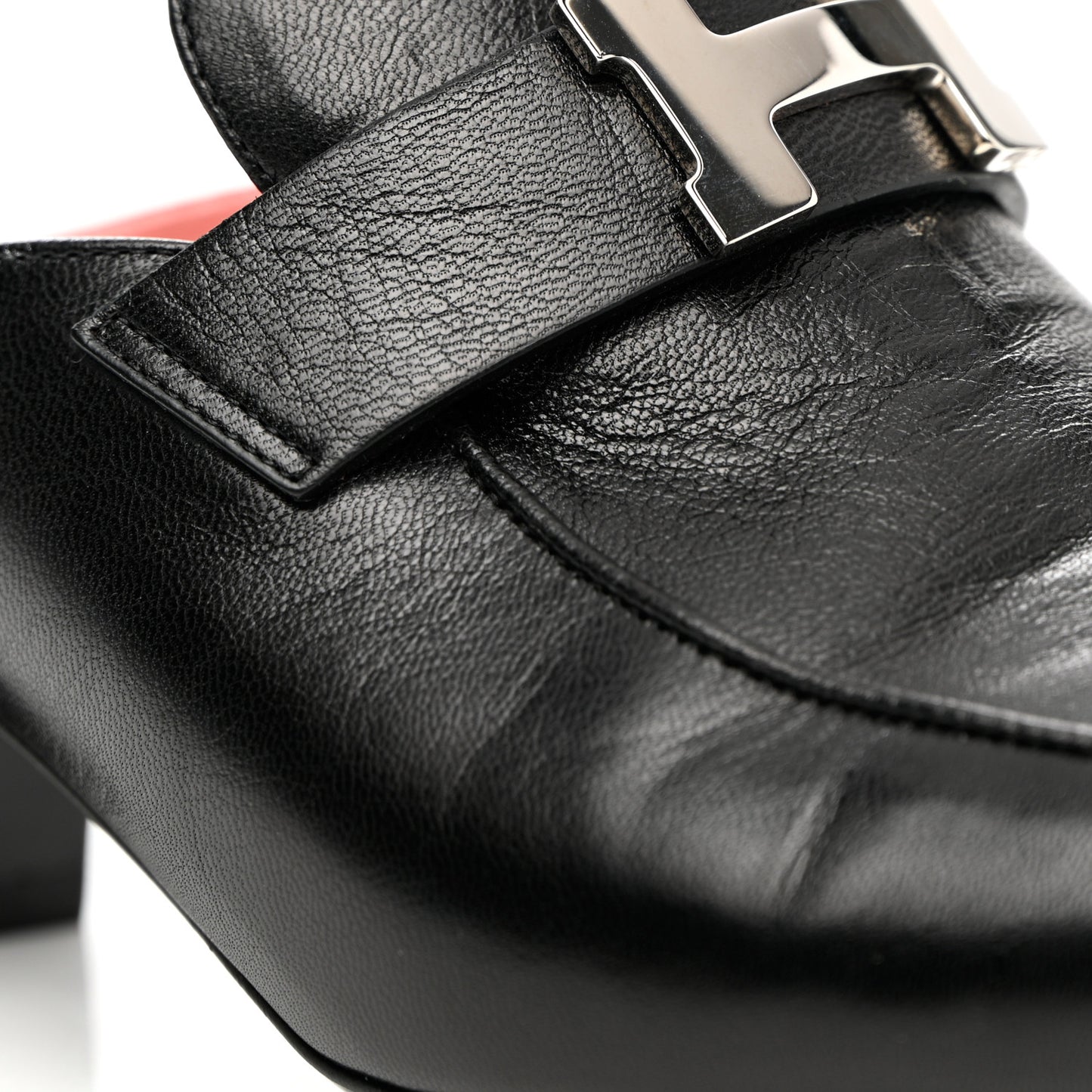 Goatskin Paradis Mules 39 Black
