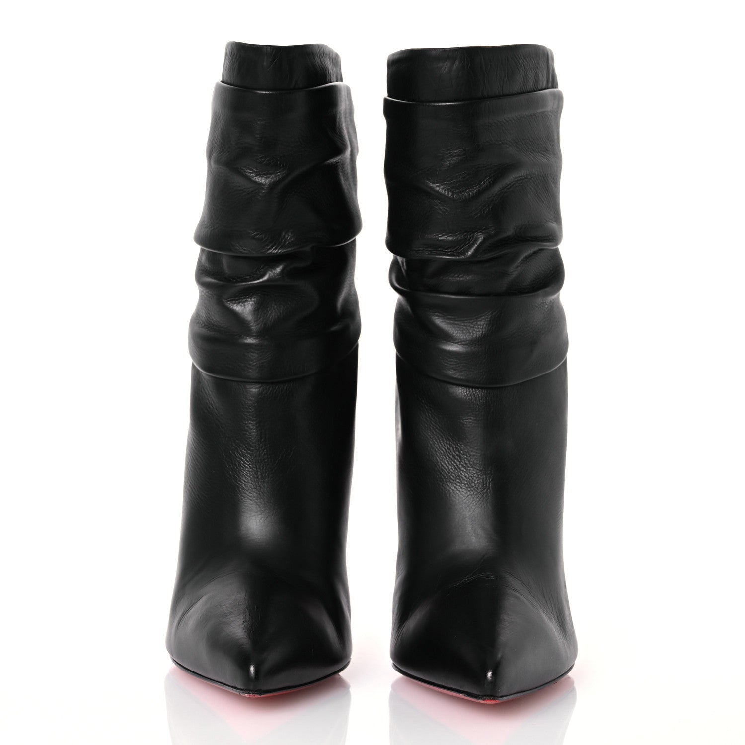 Christian Louboutin Calfskin Ishtar 100 Booties 37 Black 2 of 14