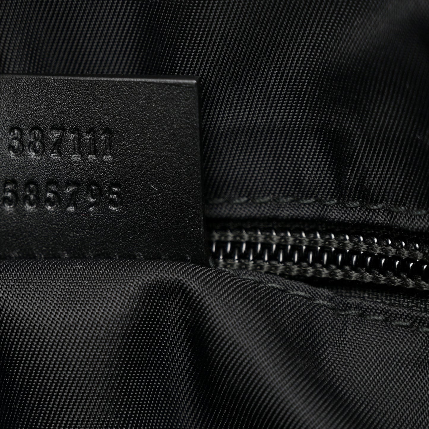 GG Supreme Monogram Web Messenger Bag Black