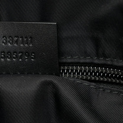 Gucci GG Supreme Monogram Web Messenger Bag Black 7 of 15