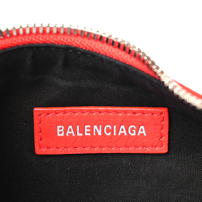 Balenciaga Agneau Arena Le Cagole Shoulder Bag XS Tomato Red 6 of 9