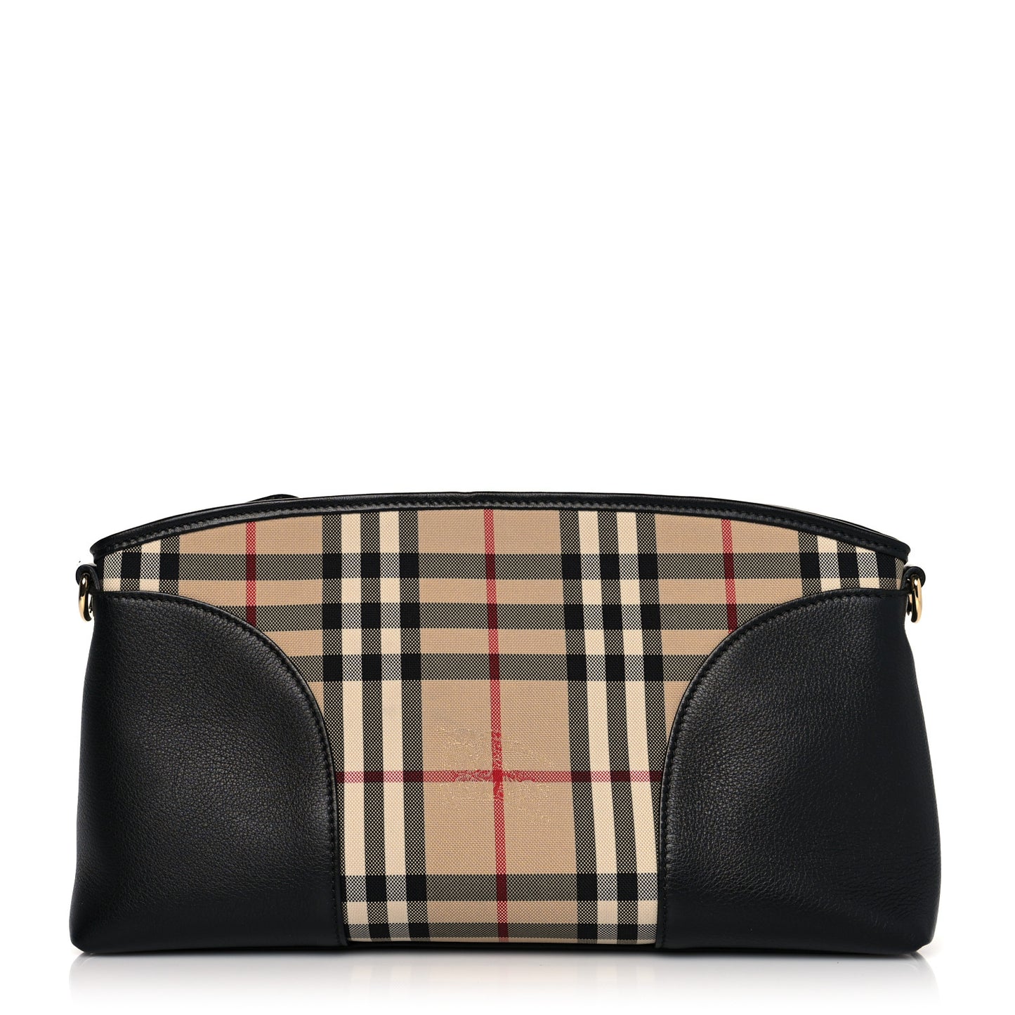 Horseferry Check Small Chichester Crossbody Clutch Bag Black