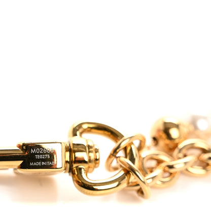 Louis Vuitton Metal Pearl River Bag Charm Gold 4 of 5