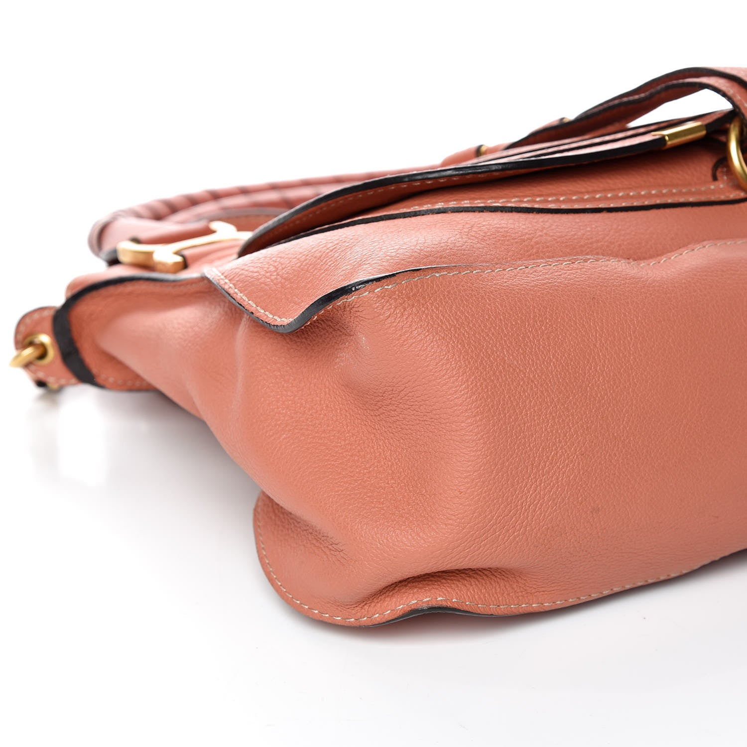 Chloe Calfskin Medium Marcie Satchel Coral 5 of 9