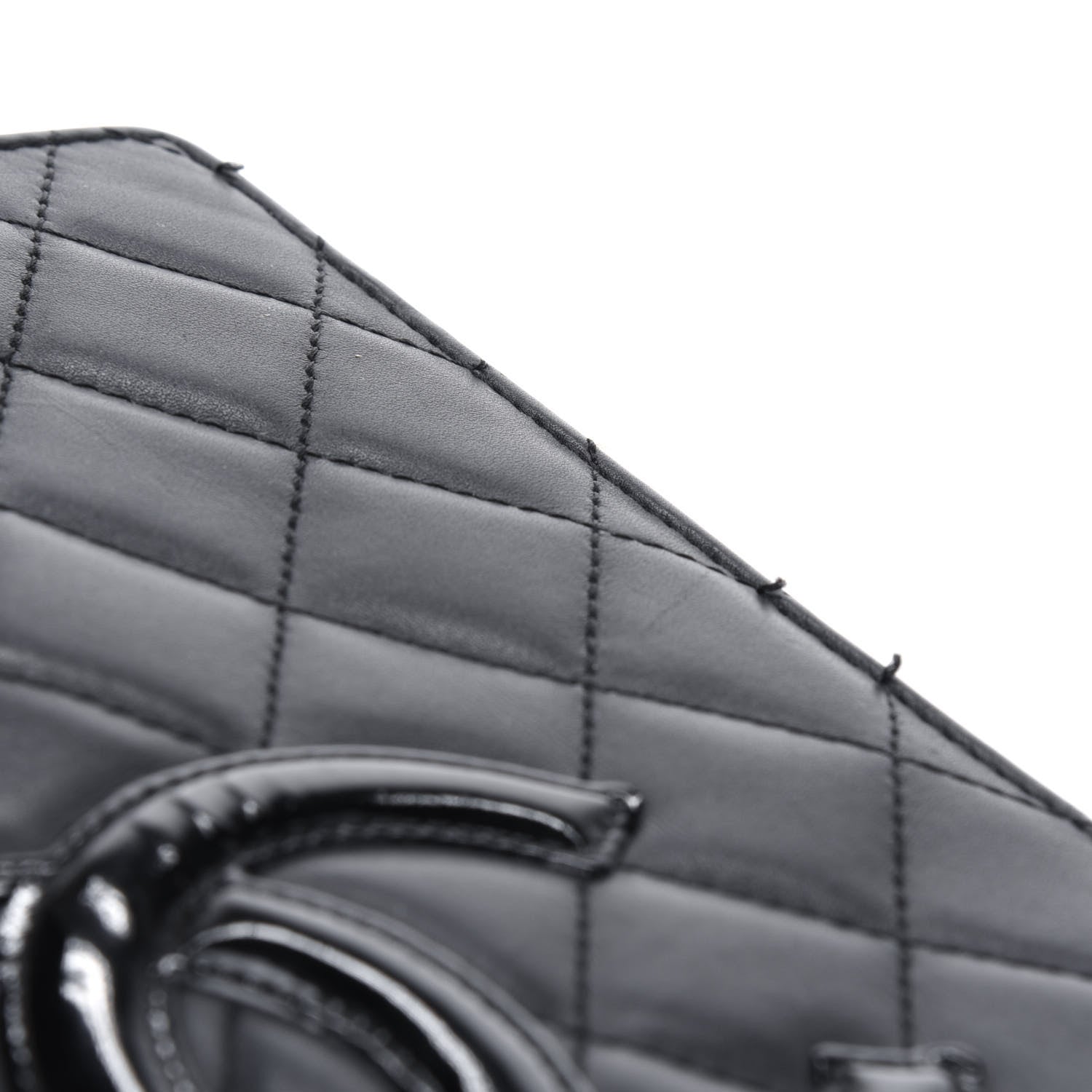 Chanel Calfskin Quilted Cambon Yen Wallet Black 5 of 5