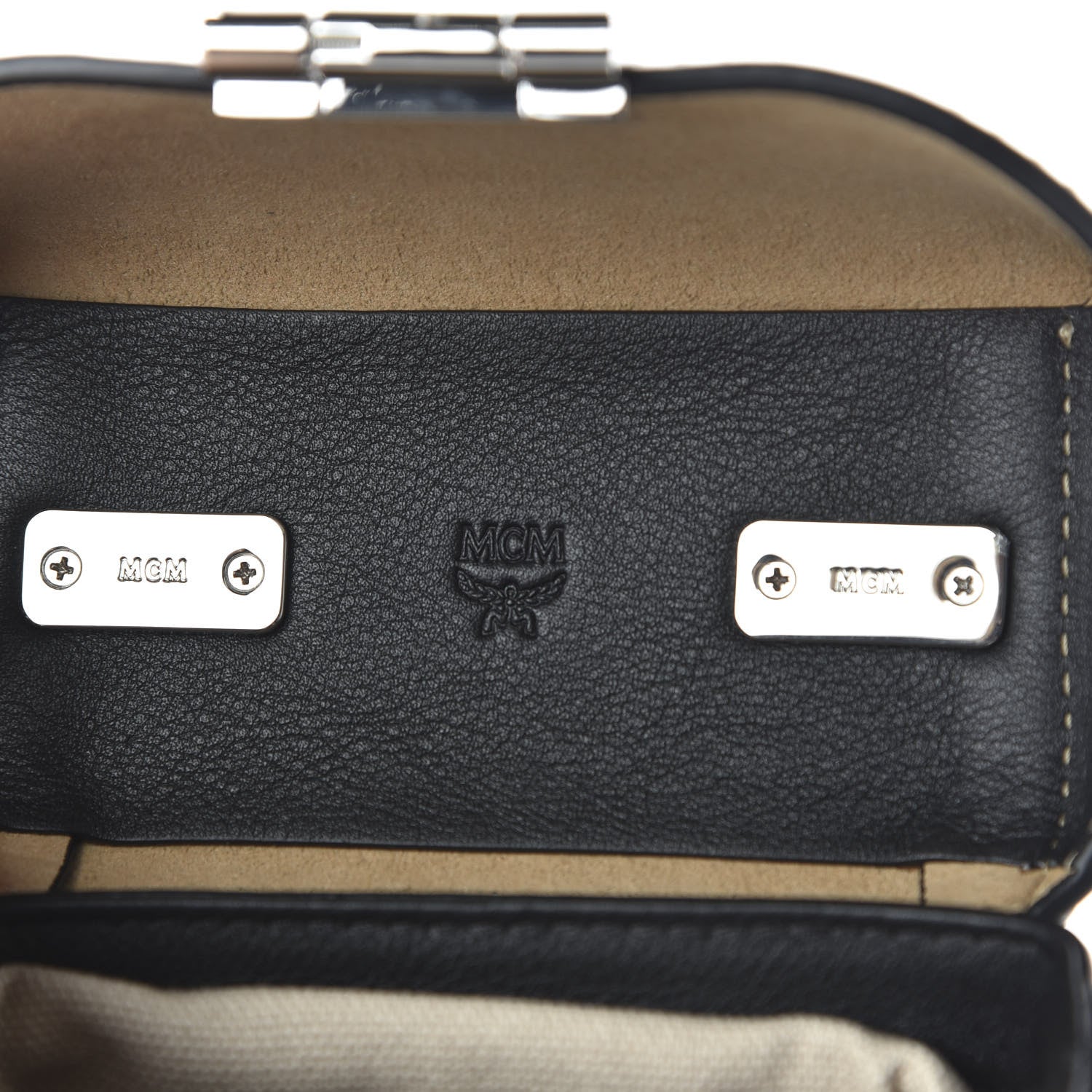 MCM Transparent Mini Berlin Crossbody Black 8 of 10