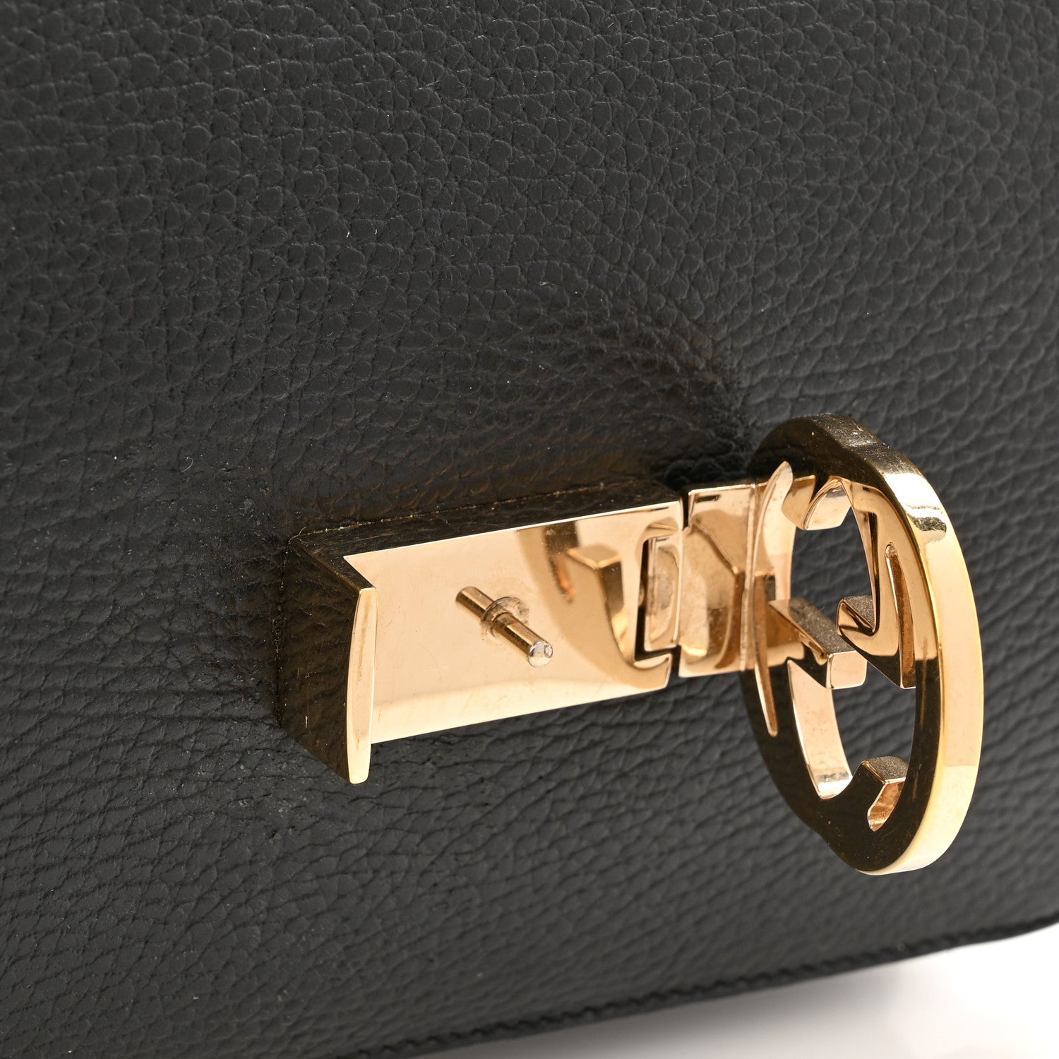 Gucci Dollar Calfskin Small Interlocking G Shoulder Bag Black 11 of 11