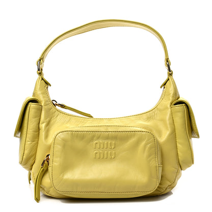 Miu Miu Nappa Pocket Bag Cedro 1 of 7