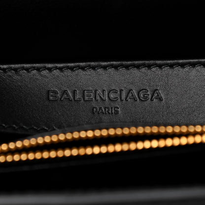 Balenciaga Calfskin Triangle Flap Shouder Bag Black 6 of 10
