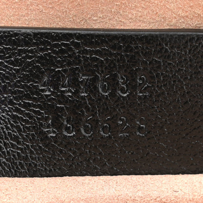 Gucci Monogram Matelasse Diagonal Small GG Marmont Chain Shoulder Bag Beige Black 7 of 14